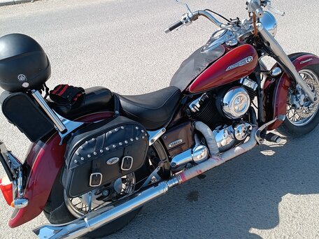 1998 Yamaha XVS400 Drag Star, красный, 290000 рублей, вид 2