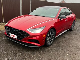 2020 Hyundai Sonata VIII (DN8), красный, 2600000 рублей, вид 3
