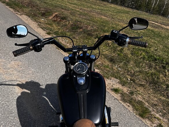 2014 Harley-Davidson Fat Bob, чёрный, 950000 рублей - вид 6