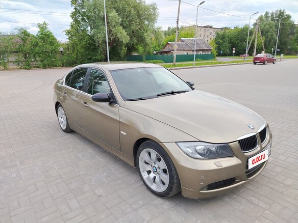 2006 BMW 3 серии 325i V (E90/E91/E92/E93), коричневый, 860000 рублей - вид 2