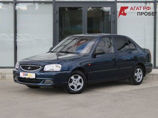 2008 Hyundai Accent ТагАЗ II, синий, 464000 рублей, вид 1