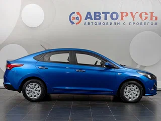 2021 Hyundai Solaris II Рестайлинг, синий, 1358000 рублей, вид 5