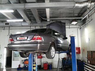 1995 Mercedes-Benz S-Класс 320 Long III (W140) Рестайлинг, фиолетовый, 1500000 рублей, вид 5
