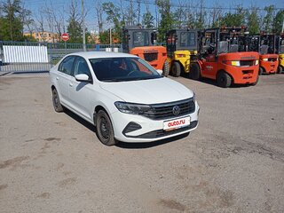 2022 Volkswagen Polo VI, белый, 1468375 рублей, вид 2