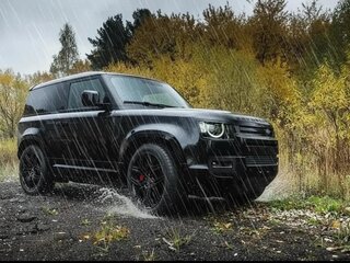 2022 Land Rover Defender 90 II, чёрный, 14200000 рублей, вид 4