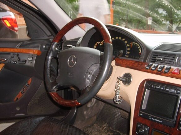 2002 Mercedes-Benz S-Класс 320 IV (W220), чёрный - вид 7