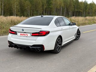 2021 BMW 5 серии 530i xDrive VII (G30/G31/G38) Рестайлинг, белый, 5275000 рублей, вид 4