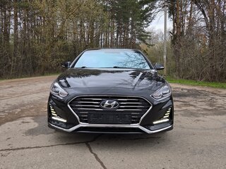 2019 Hyundai Sonata VII (LF) Рестайлинг, чёрный, 1870000 рублей, вид 2