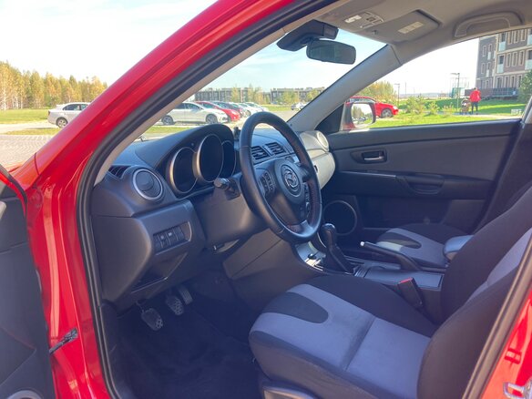 2007 Mazda 3 I (BK) Рестайлинг, красный, 569000 рублей - вид 4