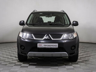 2008 Mitsubishi Outlander II, чёрный, 848000 рублей, вид 2