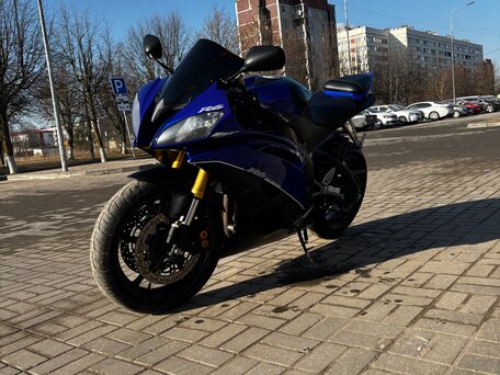 2008 Yamaha YZF-R6, синий, 620000 рублей, вид 2