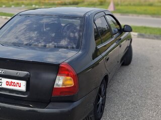 2008 Hyundai Accent ТагАЗ II, чёрный, 380000 рублей, вид 5