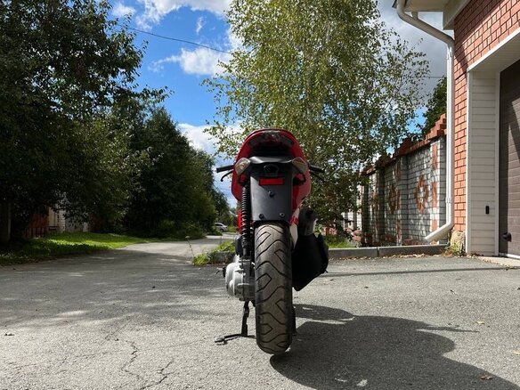 2008 Gilera DNA, красный, 125000 рублей - вид 12