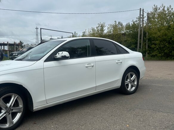 2014 Audi A4 IV (B8) Рестайлинг, белый, 700000 рублей - вид 4