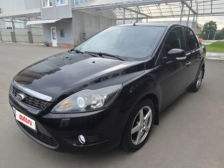 2010 Ford Focus II Рестайлинг, чёрный, 535000 рублей, вид 1