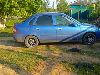 2006 Lada (ВАЗ) Kalina I, синий, 175000 рублей, вид 3