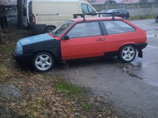 1986 Lada (ВАЗ) 2108, красный, 250000 рублей, вид 2