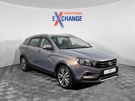 2018 Lada (ВАЗ) Vesta SW Cross I, серый, 935000 рублей, вид 3