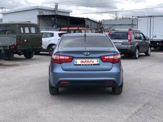 2014 Kia Rio 4-speed III, голубой, 790000 рублей, вид 4