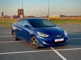 2012 Hyundai Solaris I, синий, 650000 рублей, вид 3