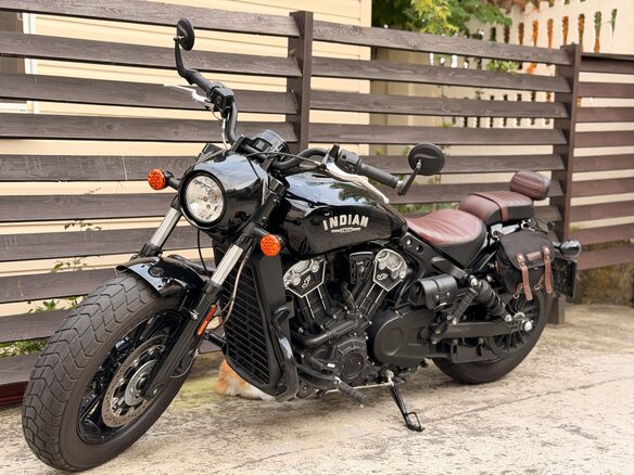 2021 Indian Scout, чёрный, 1370000 рублей - вид 5