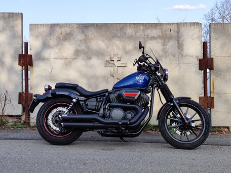 2016 Yamaha XV950 Bolt, синий, 750000 рублей, вид 1