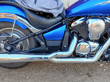 2007 Kawasaki VN900 Vulcan, синий, 650000 рублей, вид 4