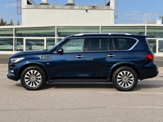 2018 Infiniti QX80 I Рестайлинг 2, синий, 3300000 рублей, вид 4