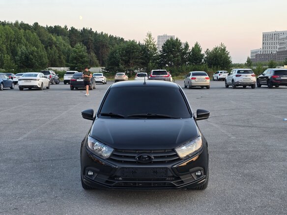 2023 Lada (ВАЗ) Granta I Рестайлинг, чёрный, 850000 рублей - вид 2