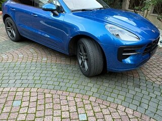 2021 Porsche Macan I Рестайлинг, синий, 7300000 рублей, вид 2
