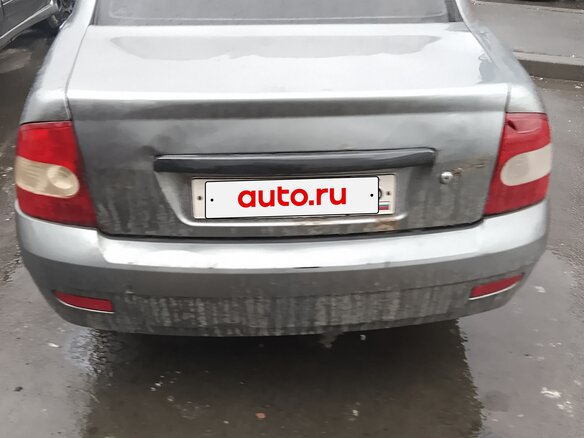 2008 Lada (ВАЗ) Priora I, серый, 120000 рублей - вид 3