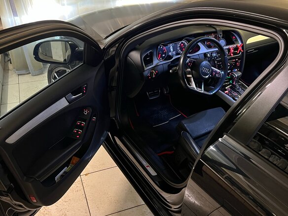 2014 Audi A4 IV (B8) Рестайлинг, чёрный, 1800000 рублей - вид 11