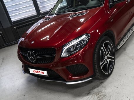 2015 Mercedes-Benz GLE Coupe 450 AMG I (C292), красный, 4100000 рублей, вид 4