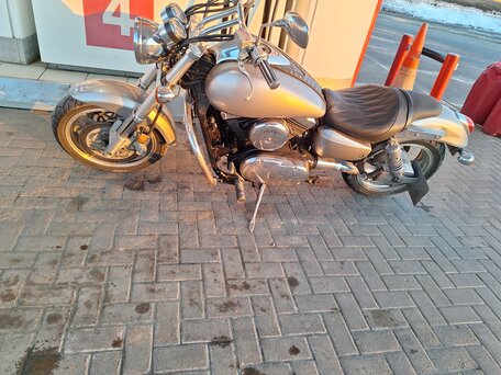 2003 Kawasaki VN1500 Vulcan, серебристый, 550000 рублей, вид 4