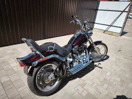2007 Harley-Davidson Softail Custom, чёрный, 850000 рублей, вид 5