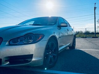 2008 Jaguar XF I, золотистый, 1300000 рублей, вид 4
