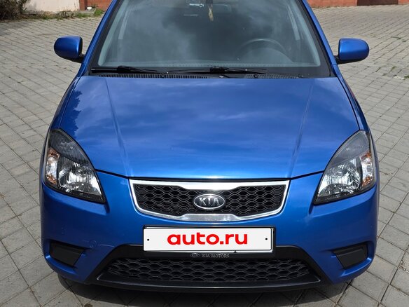 2011 Kia Rio II Рестайлинг, синий, 605000 рублей