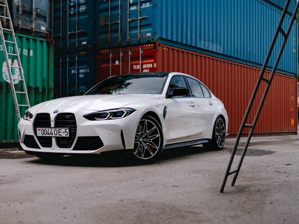 2021 BMW M3 Competition Package VI (G80), белый, 6669836 рублей - вид 33