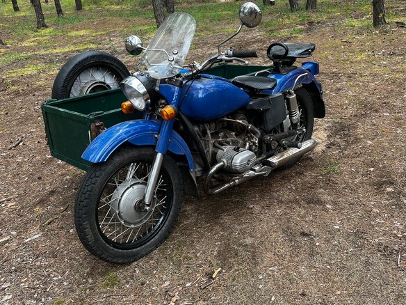 1990 Урал ИМЗ-8.103, синий, 150000 рублей - вид 5