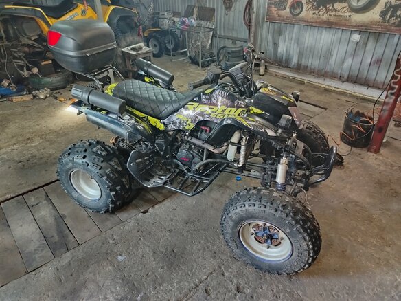 2020 Irbis ATV 250S, синий, 95000 рублей