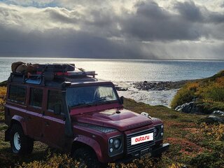 2011 Land Rover Defender 110 I Рестайлинг, красный, 1800000 рублей, вид 5