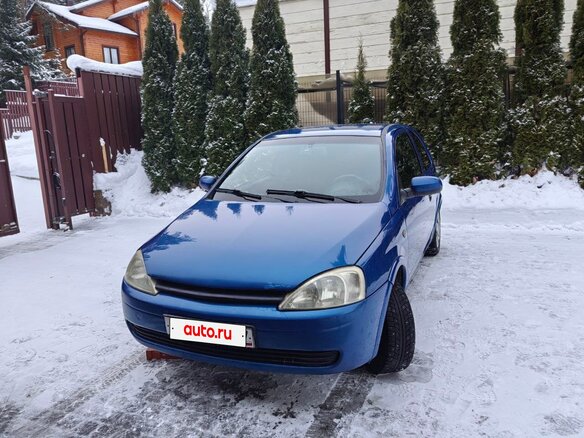 2002 Opel Corsa C, синий, 115000 рублей - вид 4