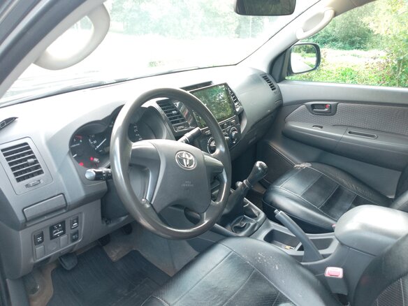2012 Toyota Hilux VII Рестайлинг, чёрный - вид 7