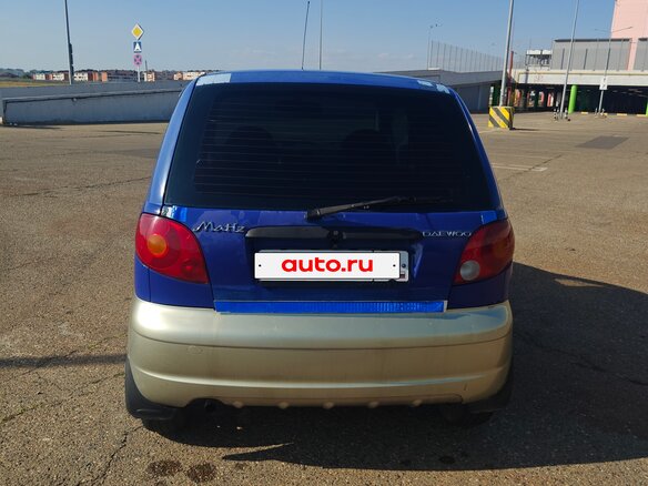 2007 Daewoo Matiz Best I Рестайлинг, синий - вид 4