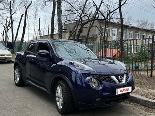 2016 Nissan Juke I Рестайлинг, синий, 1250000 рублей, вид 4