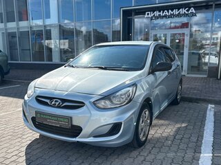 2012 Hyundai Solaris I, голубой, 645000 рублей, вид 1