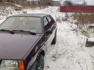 1997 Lada (ВАЗ) 21099, фиолетовый, 130000 рублей, вид 1