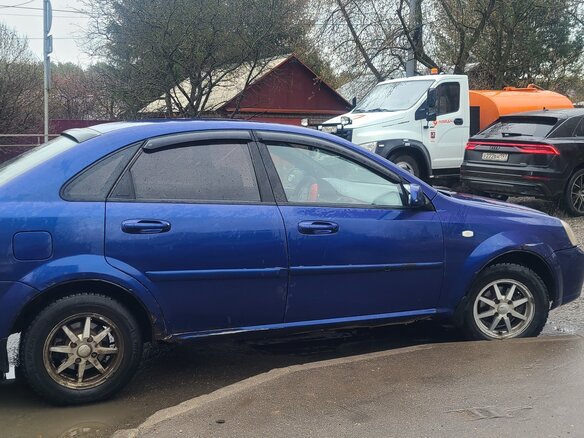 2008 Chevrolet Lacetti I, синий, 250000 рублей - вид 3