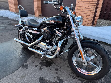 2012 Harley-Davidson Sportster 1200, чёрный, 740000 рублей, вид 2