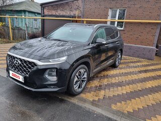 2019 Hyundai Santa Fe IV, чёрный, 3100000 рублей, вид 1